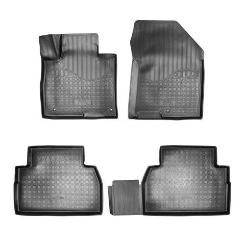 Ковры в салон Norplast/Unidec для Hyundai Santa Fe (2018-), Черный, 5 мест, арт.NPA11-C31-530