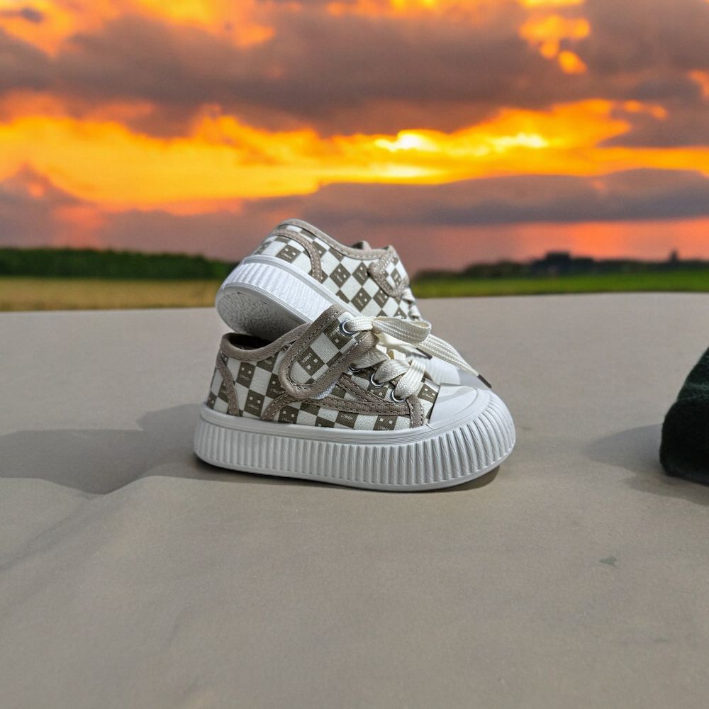 Обувь 713Б КЕДЫ Текстиль Шахмат