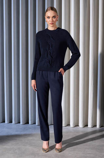 22956 Джемпер женский (темно-синий)