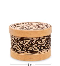 Народные промыслы BST-313/ 4 Шкатулка «Бабочка» (береста)