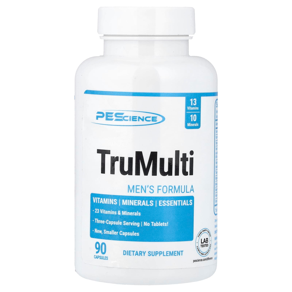 PEScience, TruMulti, формула для мужчин`` 90 капсул