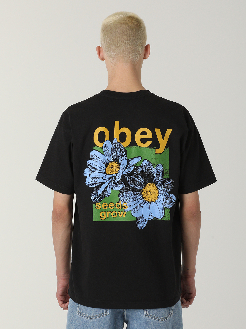 Мужская Футболка Obey Seeds Grow