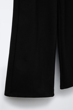 ZARA БРЮКИ-КЮЛОТЫ, ЧЕРНЫЙ