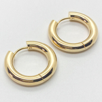 Швензы-кольца, позолота, размер 22*4 мм, цена за пару