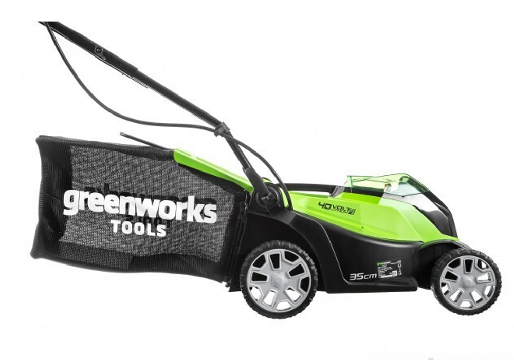 Аккумуляторная газонокосилка GREENWORKS G40LMK35K2 2501907UA