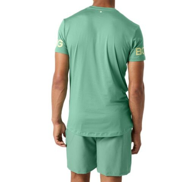 Мужская теннисная футболка Björn Borg - malachite green