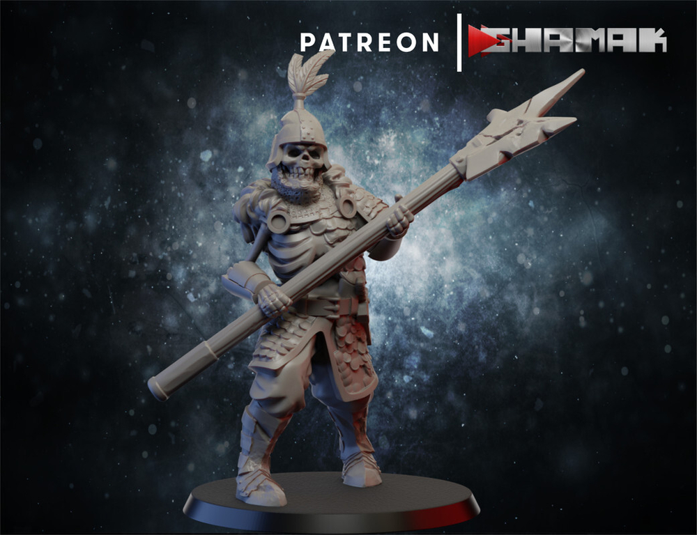 Grand Alliance Death Soulblight Gravelords Vampire Counts Deathrattle Skeleton Воин скелет№5 алебарда миниатюра для dnd, днд, pathfinder, фентези, Настольная игра, НРИ, Варгейм, РПГ