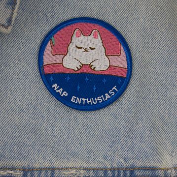 Нашивка на рюкзак и на одежду. Nap enthusiast