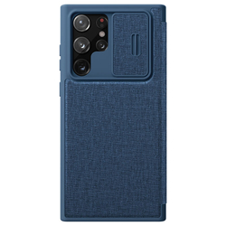 Чехол-книжка Nillkin Leather Qin Pro Cloth для Samsung Galaxy S22 Ultra