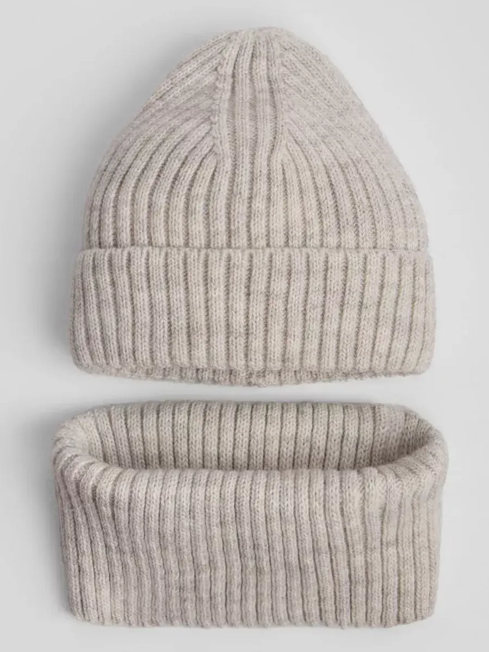 Шапка детская и снуд осень