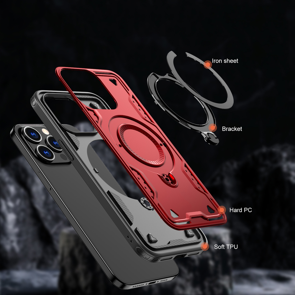 Чехол Magneto Case с кольцом для iPhone 15 Pro Max