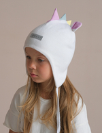 Шапка весенняя/осенняя вязаная (Молоко) UNIC