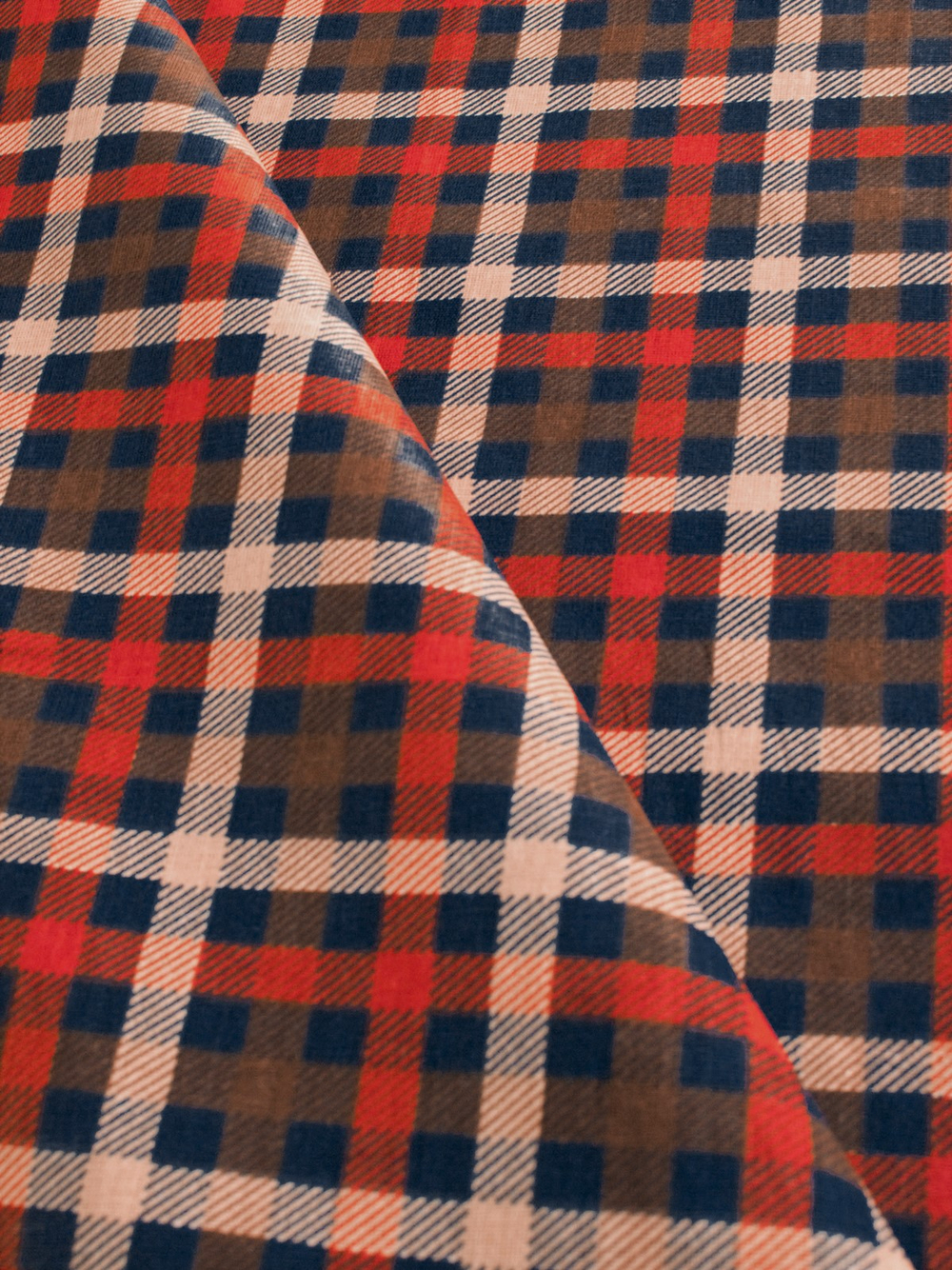 Ткань бязь плательная, рис. "Клетка", ширина 150 см, арт. 120