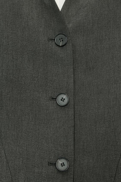 ZARA КОРОТКАЯ КУРТКА — ZW COLLECTION, АНТРАЦИТОВО-СЕРЫЙ