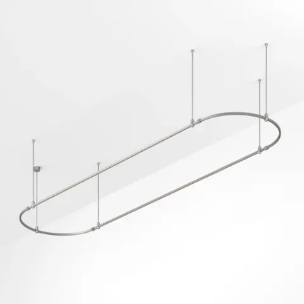 Основание ART-APRIORI-OVAL-ROD-800-4000x1000 (TN) (Arlight, IP20 Металл, 3 года) 054532