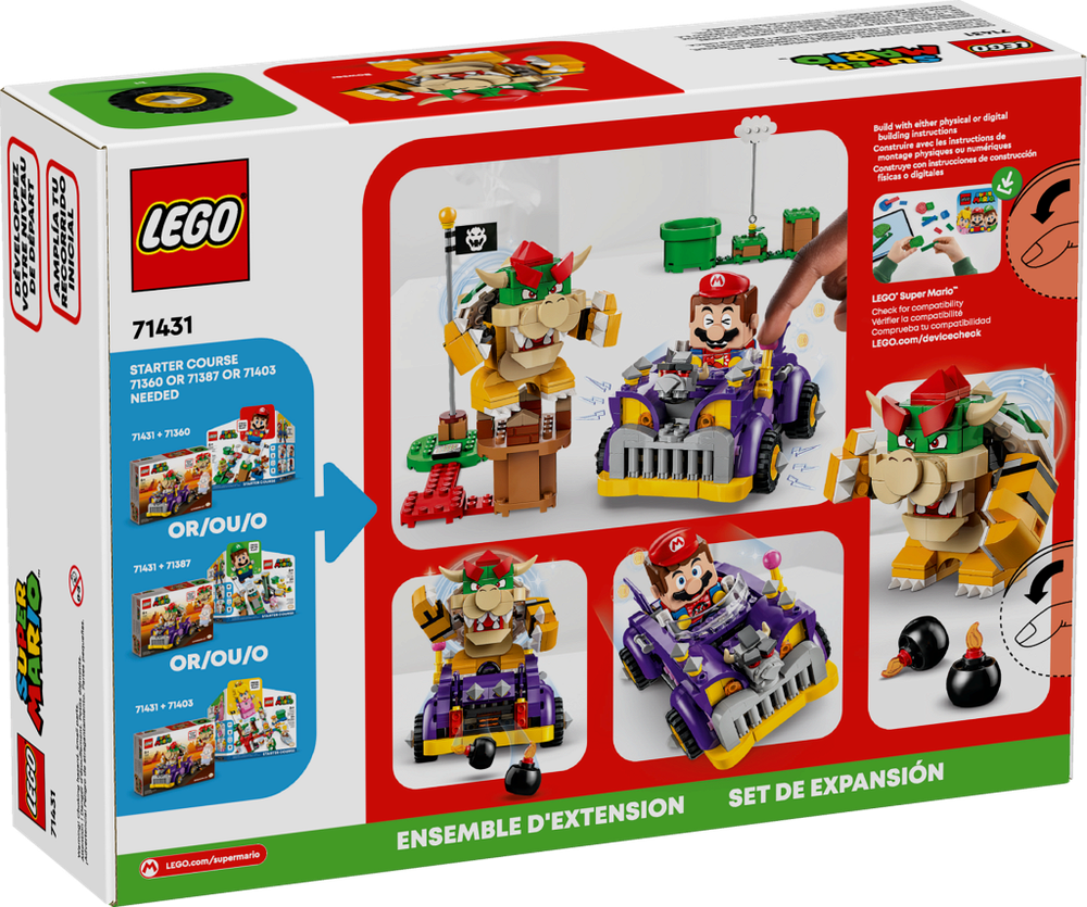 LEGO Super Mario 71431 Мускулкар Боузера