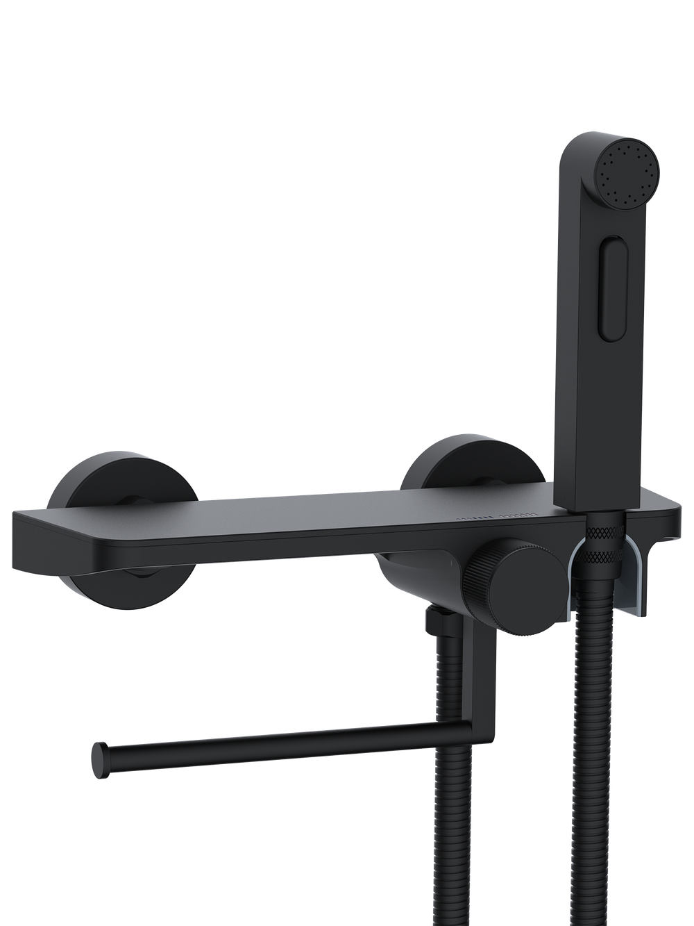 Гигиенический душ WeltWasser  HIGI SH2 BL 10000013680 латунь  Черный матовый