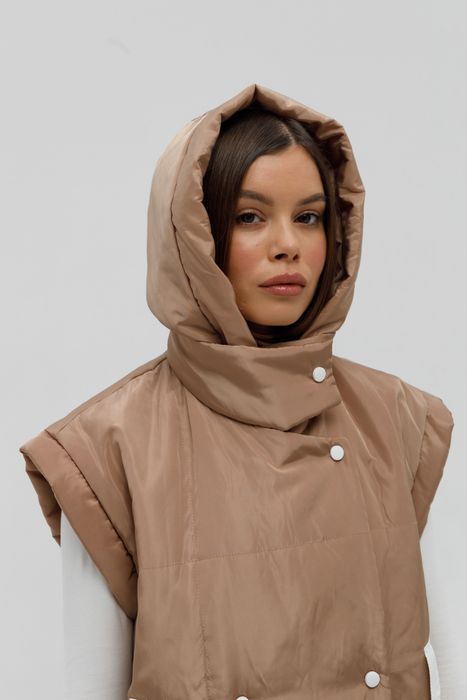 ЖИЛЕТ СТОК ШОКОЛАДНЫЙ