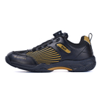 VOIT Wear resistant, Lightweight, Breathable, And Non slip. Low top Training Shoes Unisex Black Gold