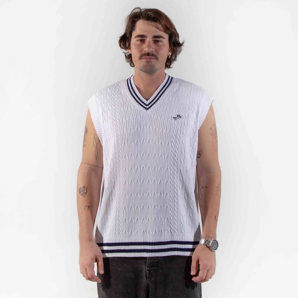 Жилет Dissident Angel Cable Vest белый
