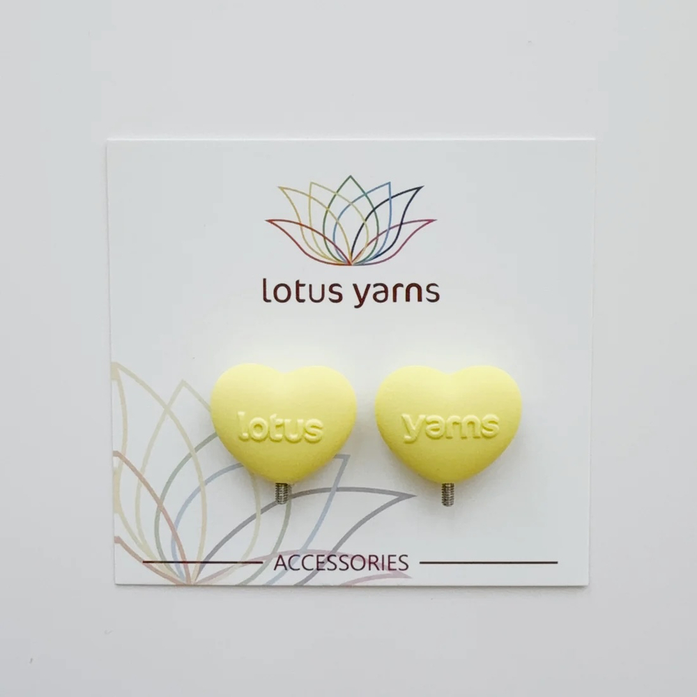 заглушки сердечки для лесок lotus yarns
