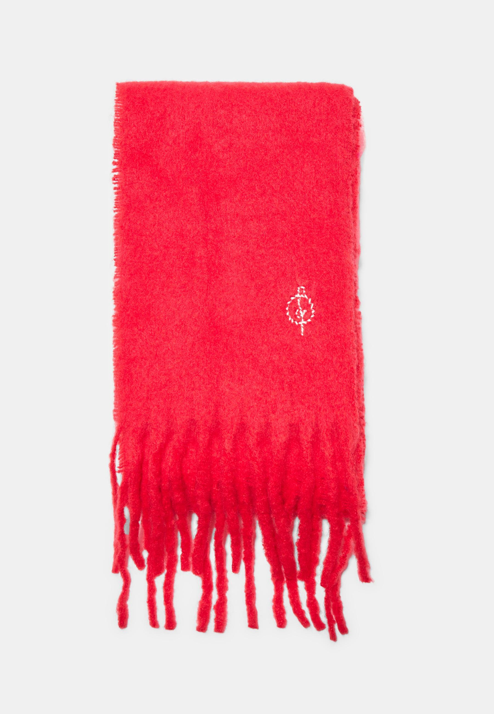 STRADIVARIUS Базовый шарф, красный