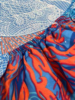 Простынь на резинке перкаль Сказка "Золотая рыбка" 160x200 см