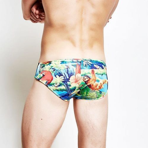 Мужские плавки брифы джунгли EUSSIEINQ