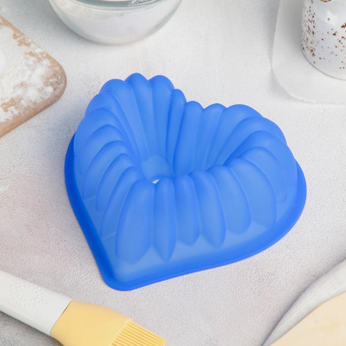 Форма «Сердце. Немецкий кекс», 17×17 см