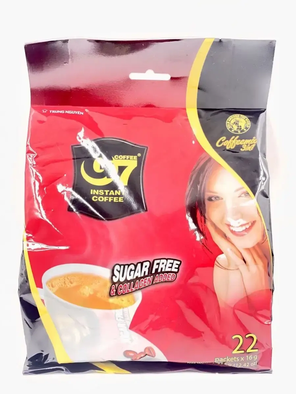 Вьетнамский растворимый кофе G7  Collagen & Sugar Free