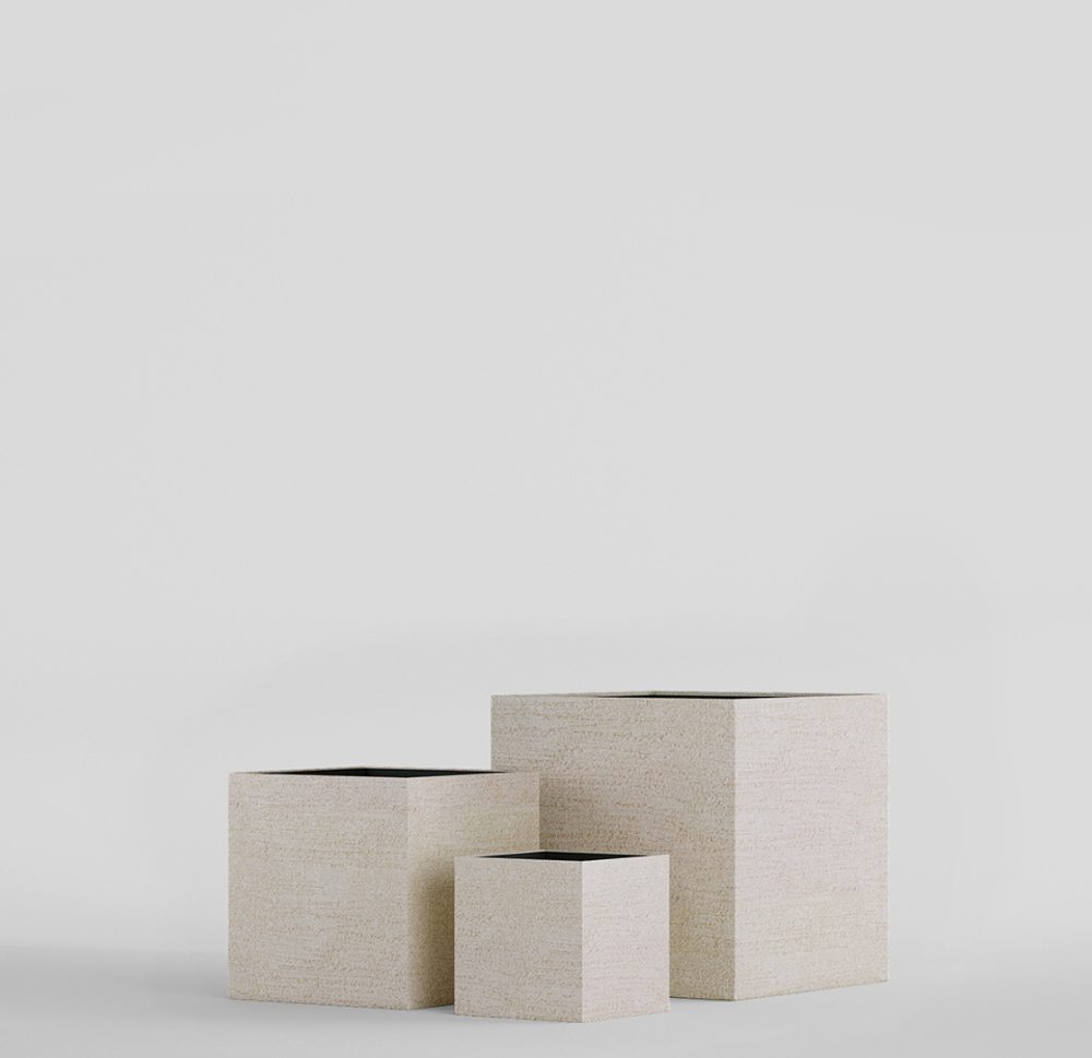 Кашпо, коллекция Surface, форма CUBE