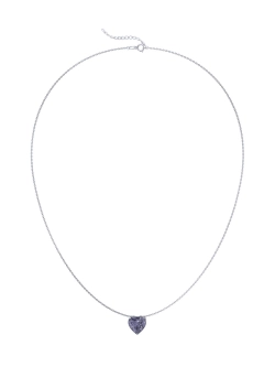 Серебряная цепочка с подвеской сердце 3121652-05785