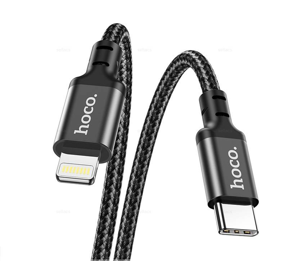 Кабель Type-C на Lightning Hoco X14 (black) (Краснодар склад)