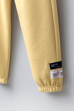 ZARA БРЮКИ-ДЖОГГЕРЫ С ЭТИКЕТКАМИ, ЖЕЛТЫЙ