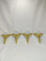 Ножки мебельные Звезда золото 13см/4шт