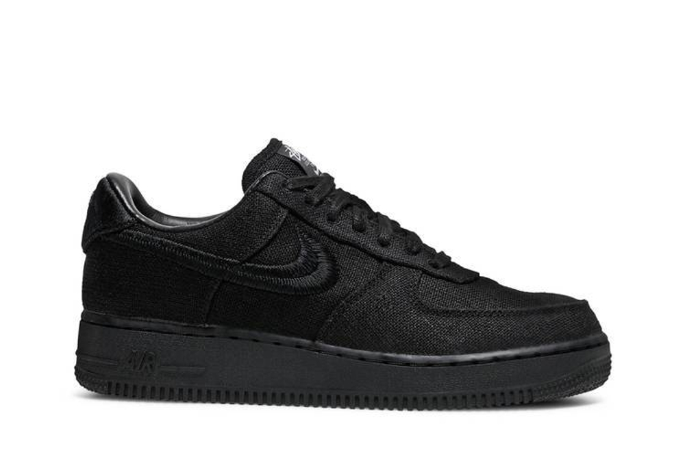 Кроссовки Stussy X Nike Air Force 1 Low "Triple Black"
