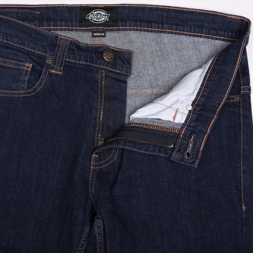 Зауженные джинсы Dickies в классическом оттене темно-синего, M (33x34)