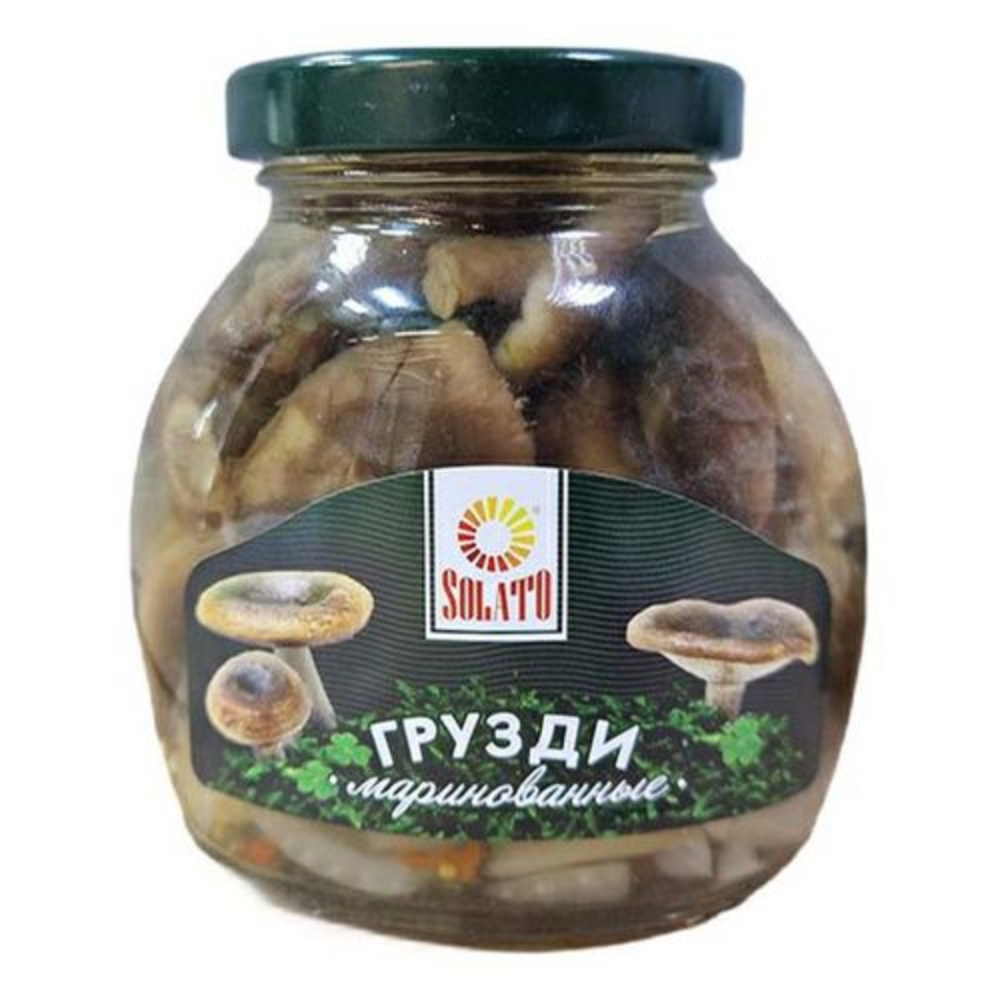 Грибы Грузди маринованные Solato 170 гр