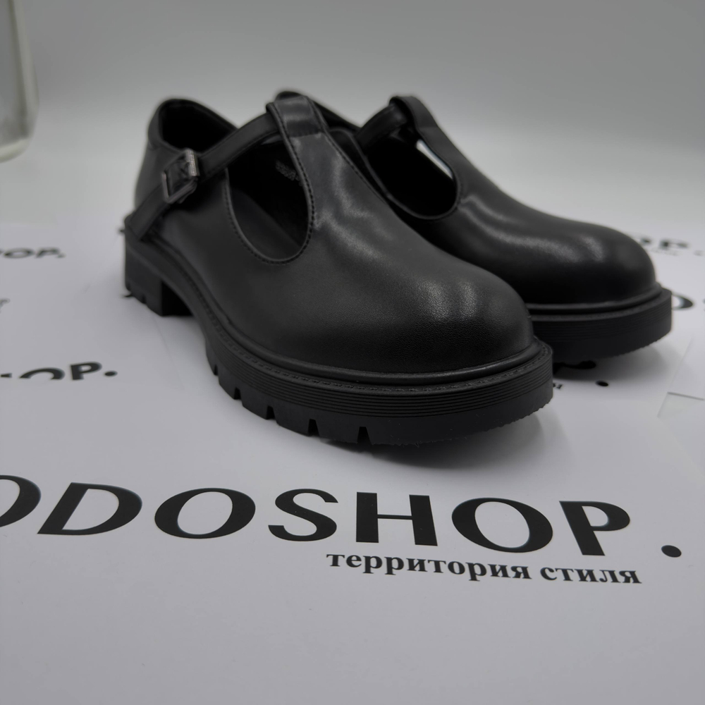 Туфли женские натуральная кожа артикул 8337-11 цвет "чёрный"
