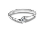 Помолвочное кольцо с бриллиантом