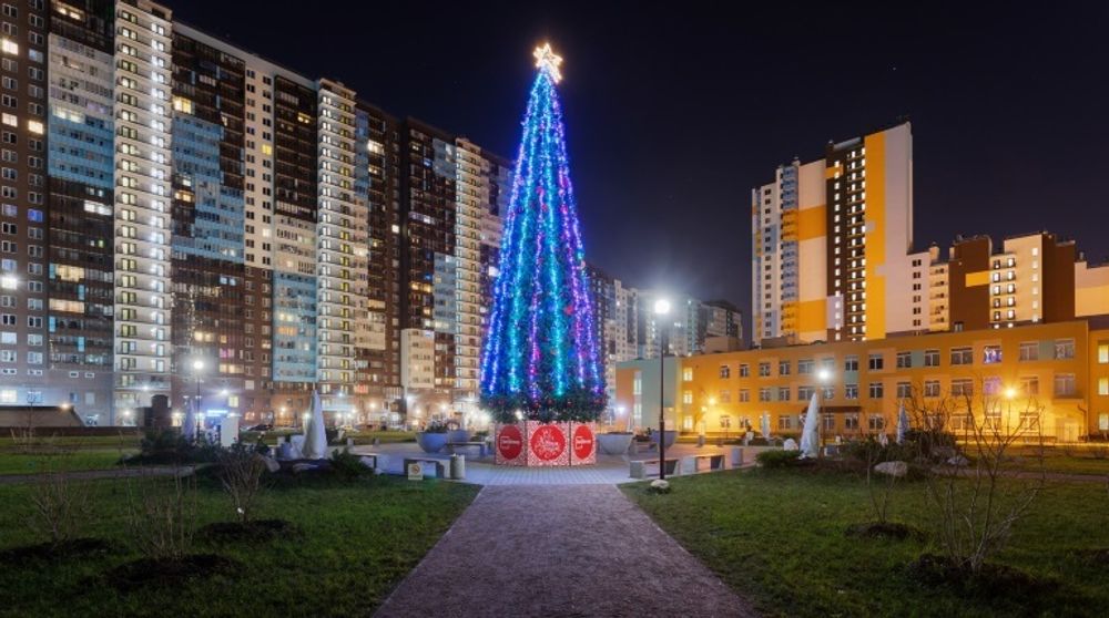 Уличная гирлянда С режимами: Цветная "Классик GT" (24В) - на елку от 3 до 30 м