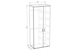 Детская «Манхэттен» (ясень шимо т./ясень шимо с.), ЛДСП/МДФ, Мебельсон