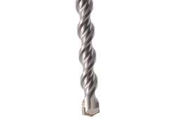 Бур по бетону, двойная спираль, Cobalt W-tip, 16x260 мм, SDS PLUS, серый