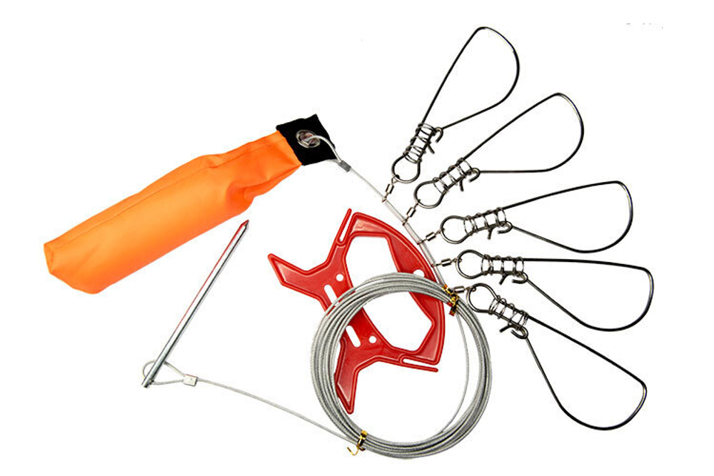 Кукан ECOPRO рыболовный с мотовилом EPFL-5SL