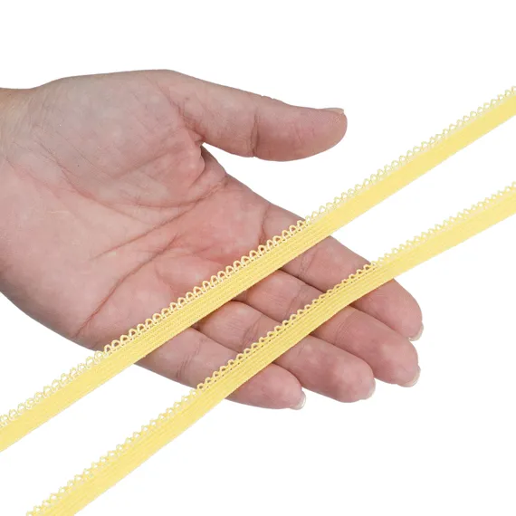 Резинка отделочная желтая 9 мм, K-94/9