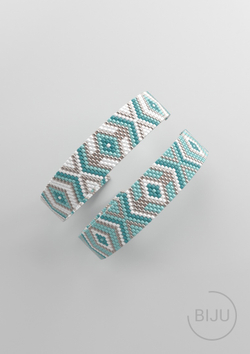 Схема PEYOTE, Схема браслета мозаичное плетение, узор из Miyuki Delica 11/0, файл PDF, №262