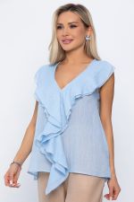Блуза Поцелуй ветра (голубая) Б15393-7М LT Collection