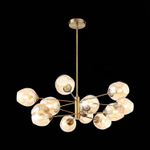 SL1500.203.12 Светильник подвесной ST-Luce Золотистый/Янтарный E14 12*40W FOVIA