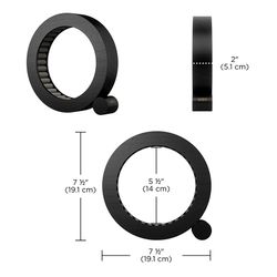 Органайзер для украшений Ferris, Ø19 см, черный