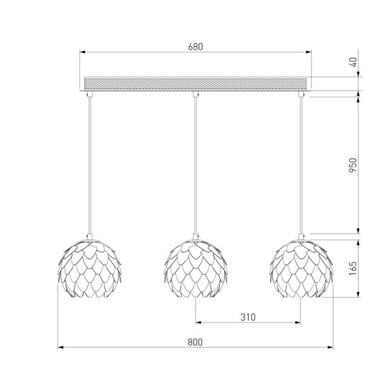 304/3 / подвесной светильник
